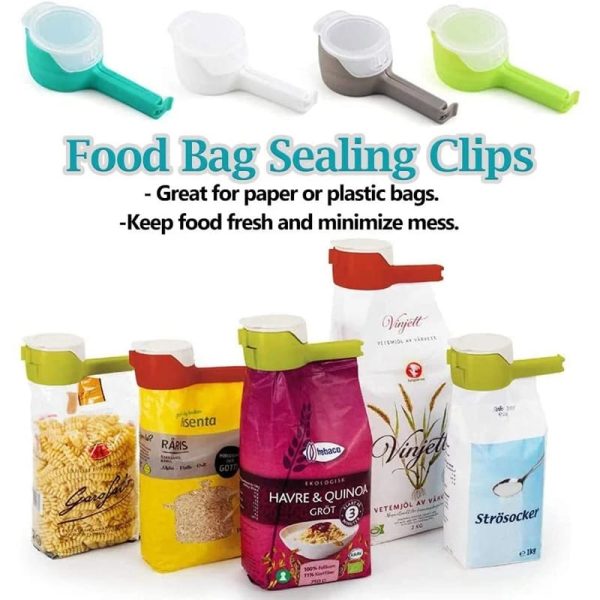 Food Sealing Clip With Discharge Nozzle