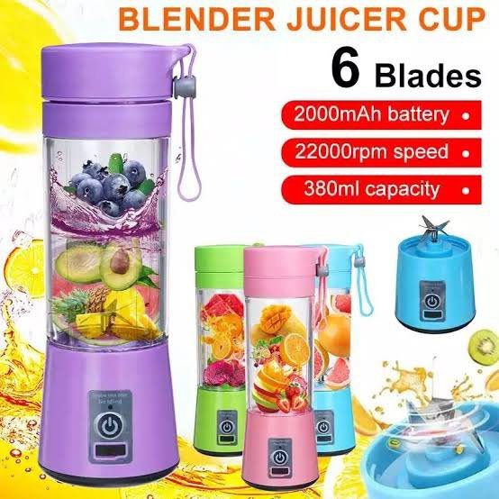 Portable USB Electric Mixer Juicer Blender Machine