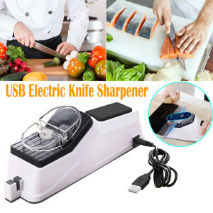 USB Rechargeable Electric Knife Scissor Sharpener