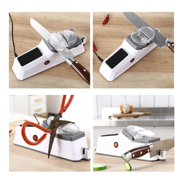 USB Rechargeable Electric Knife Scissor Sharpener