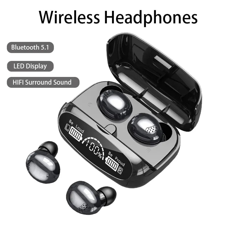 M32 TWS 5.1 Gaming Wireless Earbuds With Powerbank