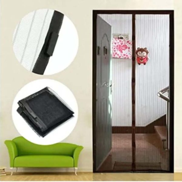 Magnetic Mesh Curtain Screen Door