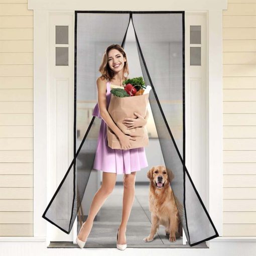 Magnetic Mesh Curtain Screen Door