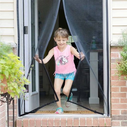 Magnetic Mesh Curtain Screen Door