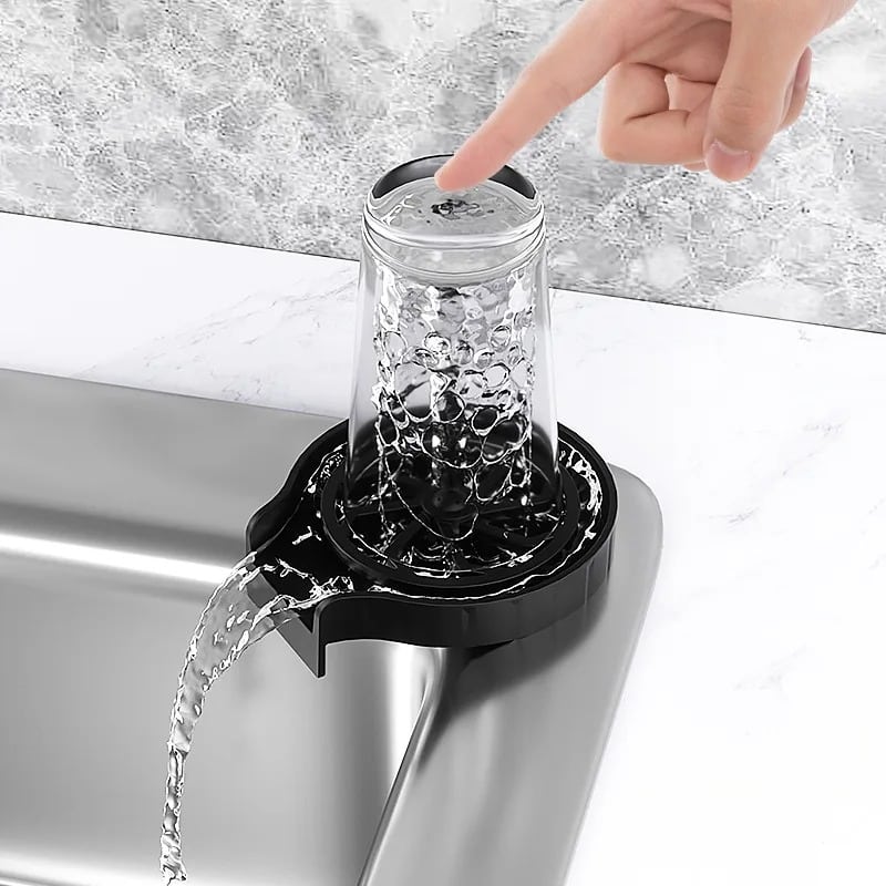 Automatic Cup Rinser Sink Faucet Washer