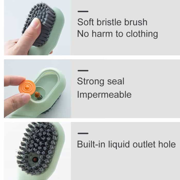 Shoes soft bristles cleaning brush