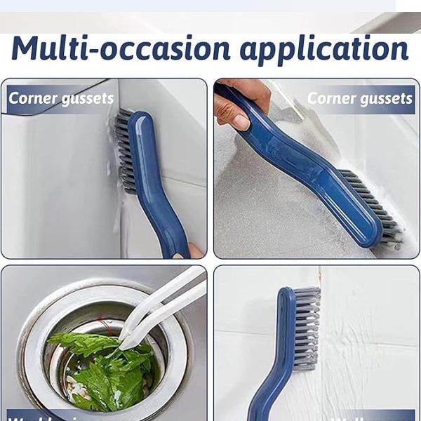 2 In 1 Floor Seam Brush with Booty Clip