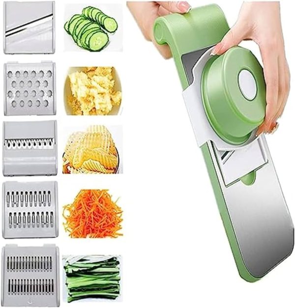 Multi Functional Manual Vegetable Slicer Shredders Grater Chopper