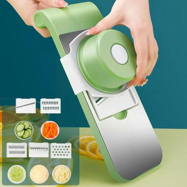 Multi Functional Manual Vegetable Slicer Shredders Grater Chopper