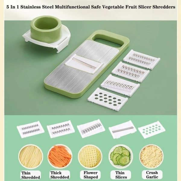 Multi Functional Manual Vegetable Slicer Shredders Grater Chopper