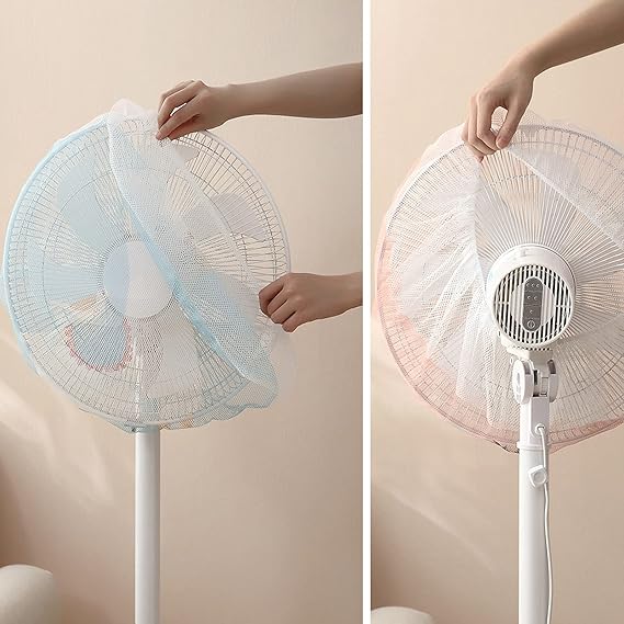 Pedestal Fan Cover Net For Kids Safety