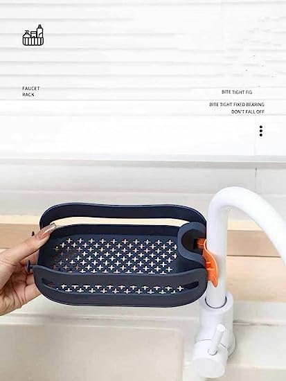 Multipurpose Plastic Faucet Drain Basket Shelf