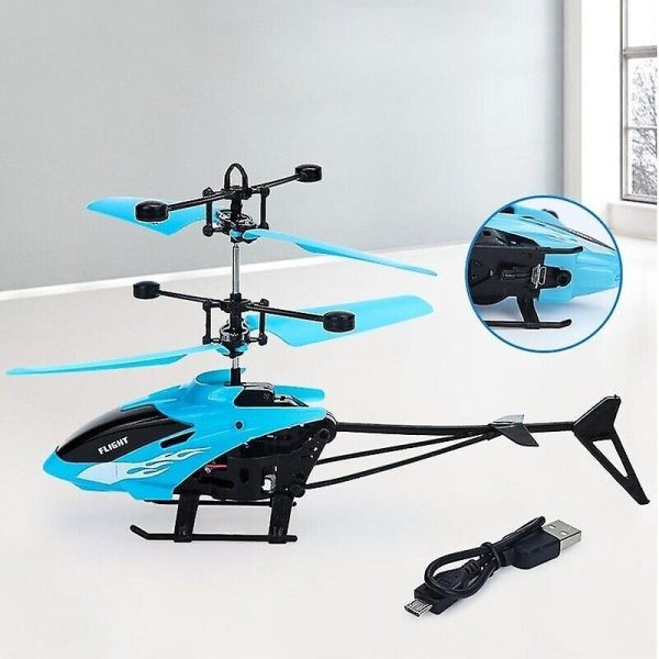 Rechargeable Flying Helicopter With Lights