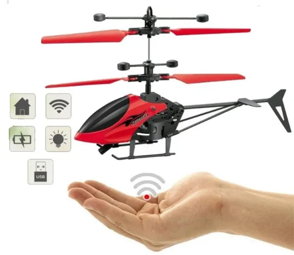 Rechargeable Flying Helicopter With Lights