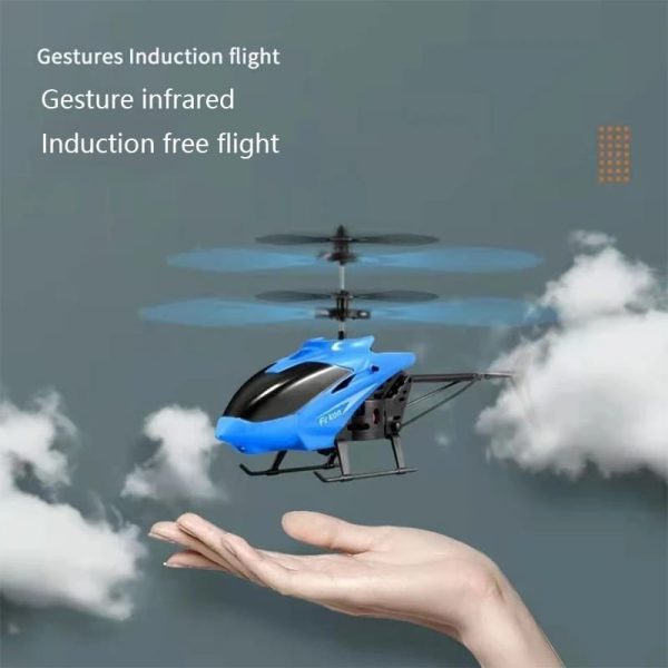 Rechargeable Flying Helicopter With Lights