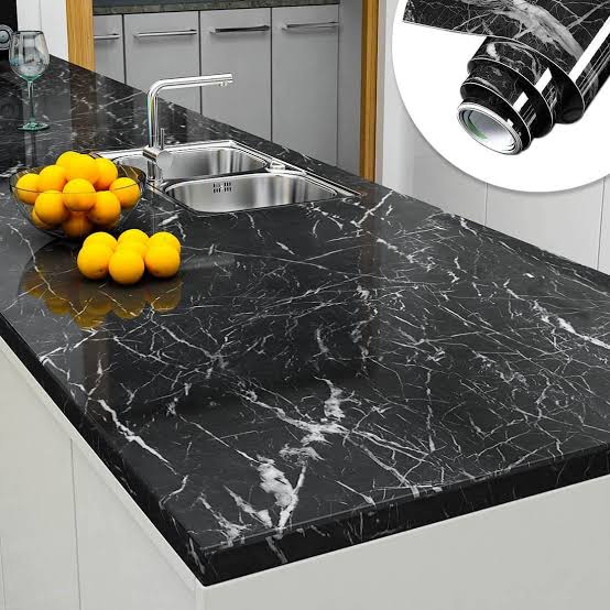 Self Adhesive Waterproof Heat Resistant Marble Sheet