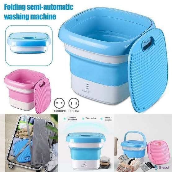 Semi-Automatic Foldable Washing Machine