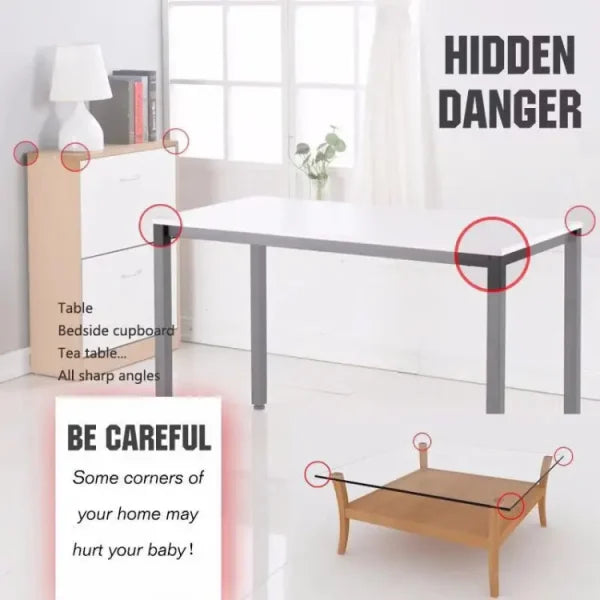 Safety Soft Plastic Furniture Table Desk Corner Guard Protector