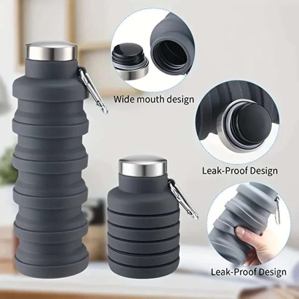 Silicone Foldable Water Bottle