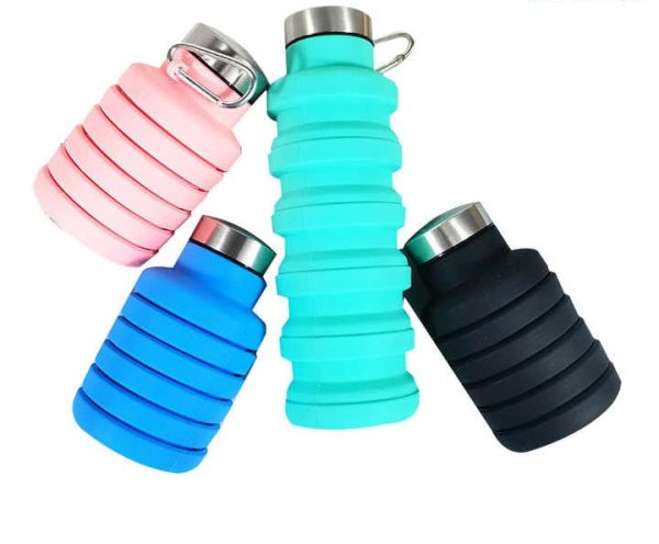 Silicone Foldable Water Bottle