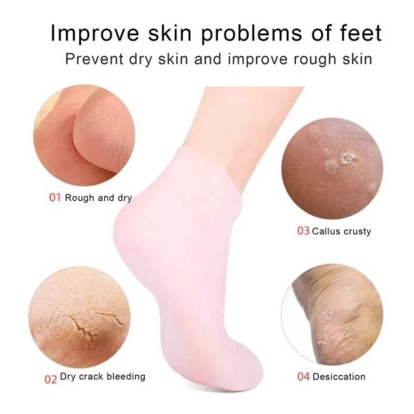 Silicone Jelly Gel Moisturizing Socks