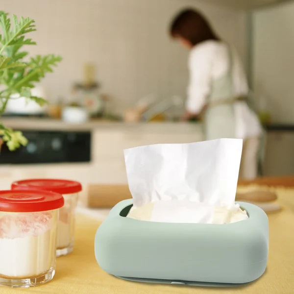 Silicone Suction Tissue Holder Box