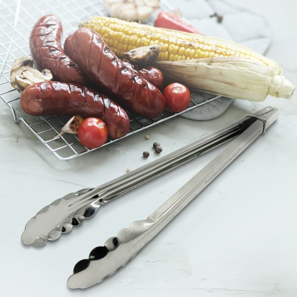 Kitchen Food Stainless Steel Tongs