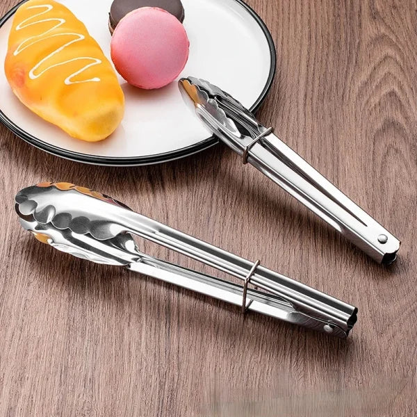 Kitchen Food Stainless Steel Tongs