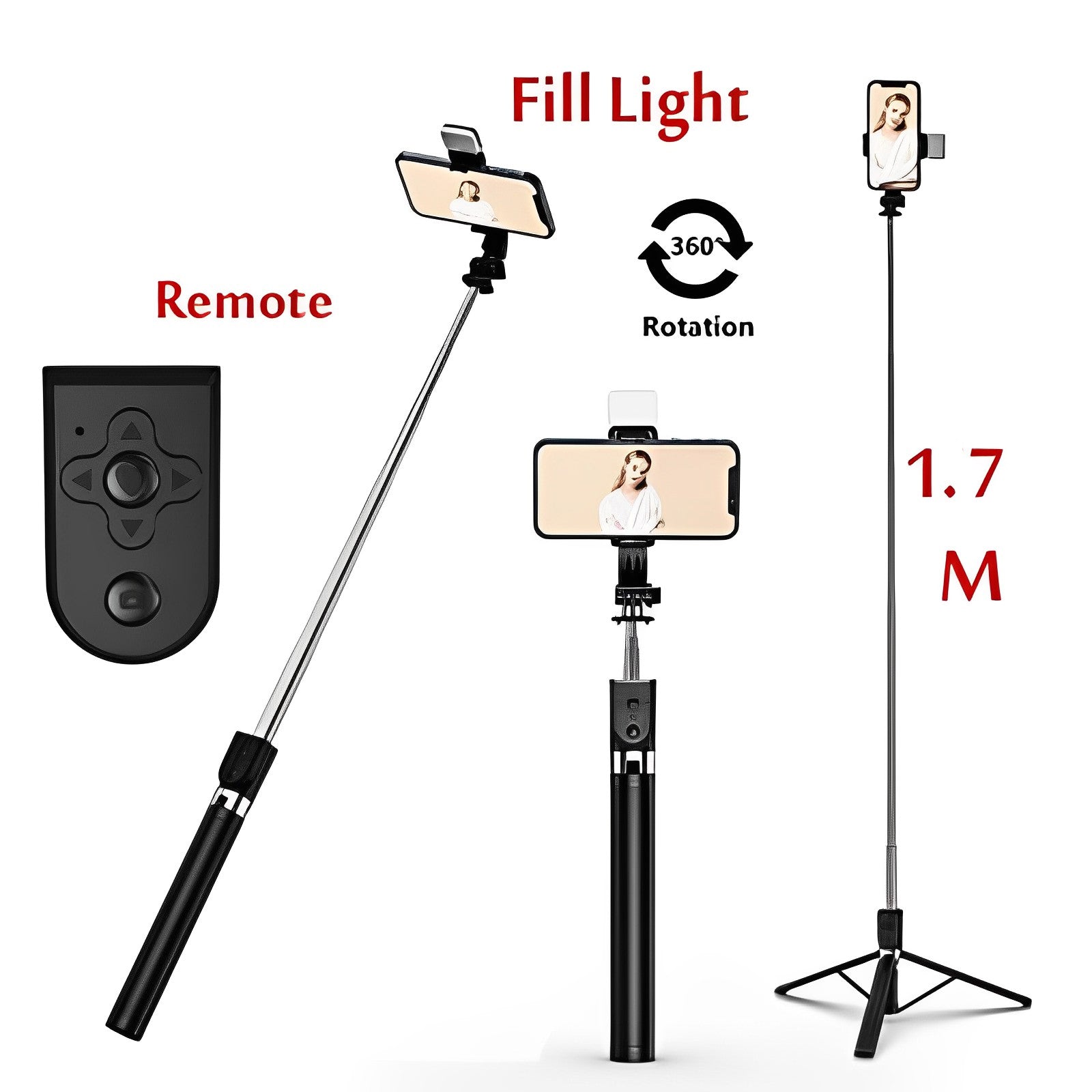 Selfie Stick with Tripod