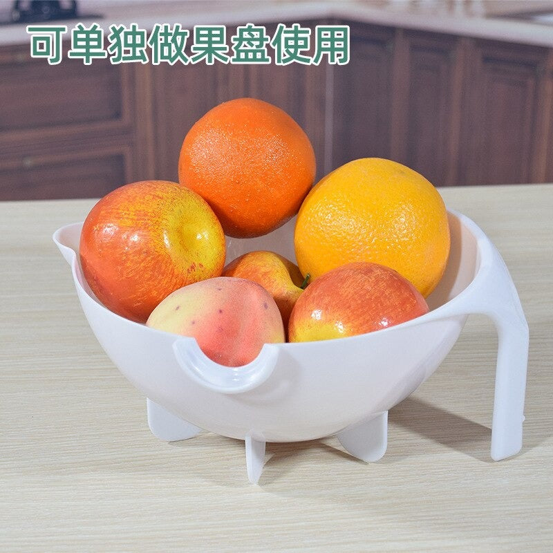 Multi-Function Vegetable Slicing Shredding Washing Grater Draining Basket