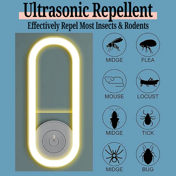 Ultrasonic Mosquito Wall Repellent Lamp